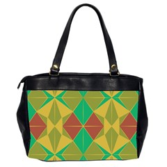 Abstract pattern geometric backgrounds   Oversize Office Handbag (2 Sides) from ArtsNow.com Back