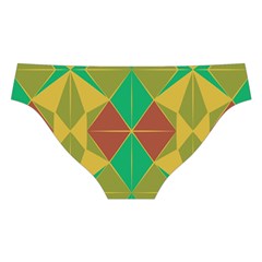 Abstract pattern geometric backgrounds   Cross Back Hipster Bikini Set from ArtsNow.com Back Under