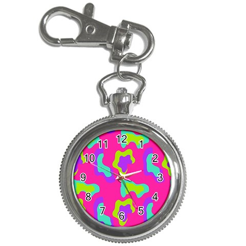 Abstract pattern geometric backgrounds   Key Chain Watches from ArtsNow.com Front