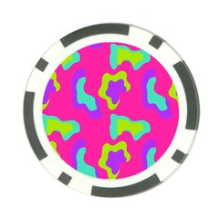 Abstract pattern geometric backgrounds   Poker Chip Card Guard from ArtsNow.com Back