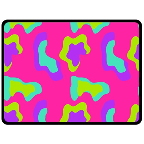 Abstract pattern geometric backgrounds   Double Sided Fleece Blanket (Large)  from ArtsNow.com 80 x60  Blanket Front