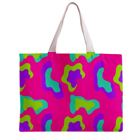 Abstract pattern geometric backgrounds   Zipper Mini Tote Bag from ArtsNow.com Front