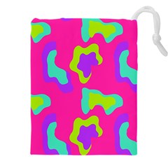 Abstract pattern geometric backgrounds   Drawstring Pouch (5XL) from ArtsNow.com Front