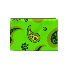 Floral pattern paisley style Paisley print  Doodle background Cosmetic Bag (Medium) from ArtsNow.com Back