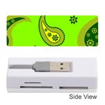 Floral pattern paisley style Paisley print  Doodle background Memory Card Reader (Stick)