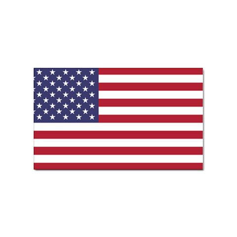 Flag_of_the_United_States Sticker (Rectangular) from ArtsNow.com Front