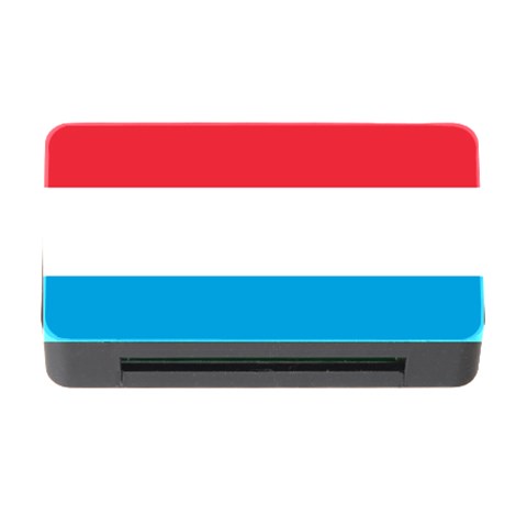 Flag_of_Luxembourg Memory Card Reader with CF from ArtsNow.com Front
