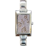 All of Life Come to Me with Ease Joy And Glory 1 Rectangle Italian Charm Watch