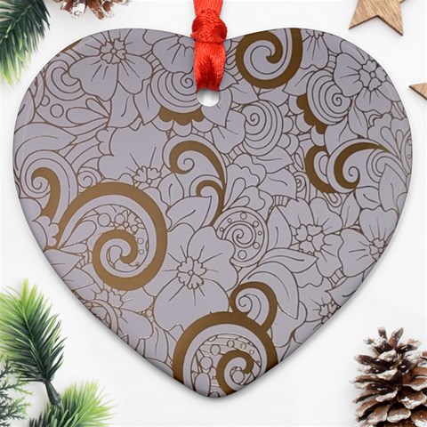 All of Life Come to Me with Ease Joy And Glory 1 Ornament (Heart) from ArtsNow.com Front