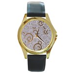 All of Life Come to Me with Ease Joy And Glory 1 Round Gold Metal Watch
