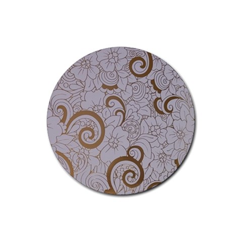 All of Life Come to Me with Ease Joy And Glory 1 Rubber Coaster (Round) from ArtsNow.com Front