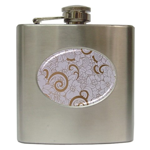 All of Life Come to Me with Ease Joy And Glory 1 Hip Flask (6 oz) from ArtsNow.com Front