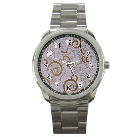 All of Life Come to Me with Ease Joy And Glory 1 Sport Metal Watch from ArtsNow.com Front