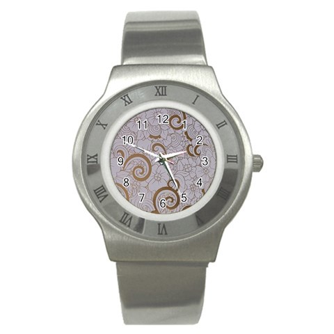 All of Life Come to Me with Ease Joy And Glory 1 Stainless Steel Watch from ArtsNow.com Front