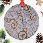 All of Life Come to Me with Ease Joy And Glory 1 Round Ornament (Two Sides)