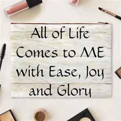 All of Life Come to Me with Ease Joy And Glory 1 Cosmetic Bag (XL) from ArtsNow.com Back