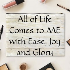 All of Life Come to Me with Ease Joy And Glory 1 Cosmetic Bag (XL) from ArtsNow.com Back