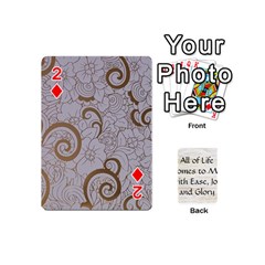 All of Life Come to Me with Ease Joy And Glory 1 Playing Cards 54 Designs (Mini) from ArtsNow.com Front - Diamond2