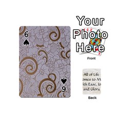 All of Life Come to Me with Ease Joy And Glory 1 Playing Cards 54 Designs (Mini) from ArtsNow.com Front - Spade6