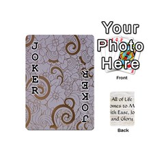 All of Life Come to Me with Ease Joy And Glory 1 Playing Cards 54 Designs (Mini) from ArtsNow.com Front - Joker1