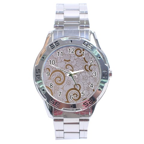 All of Life Come to Me with Ease Joy And Glory 1 Stainless Steel Analogue Watch from ArtsNow.com Front