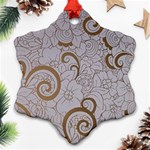 All of Life Come to Me with Ease Joy And Glory 1 Snowflake Ornament (Two Sides)