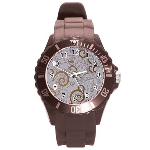 All of Life Come to Me with Ease Joy And Glory 1 Round Plastic Sport Watch (L) from ArtsNow.com Front