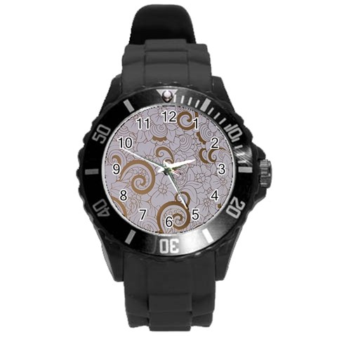 All of Life Come to Me with Ease Joy And Glory 1 Round Plastic Sport Watch (L) from ArtsNow.com Front