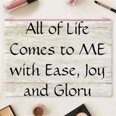 All of Life Come to Me with Ease Joy And Glory 1 Cosmetic Bag (XXXL) from ArtsNow.com Back
