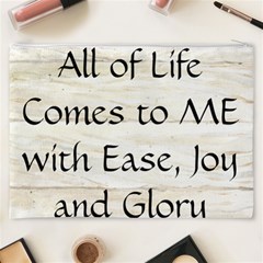 All of Life Come to Me with Ease Joy And Glory 1 Cosmetic Bag (XXXL) from ArtsNow.com Back