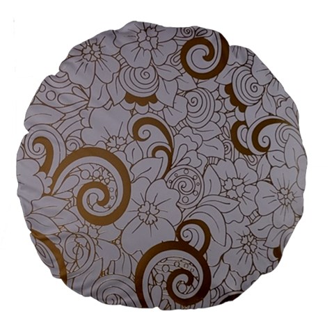 All of Life Come to Me with Ease Joy And Glory 1 Large 18  Premium Round Cushions from ArtsNow.com Front