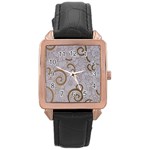 All of Life Come to Me with Ease Joy And Glory 1 Rose Gold Leather Watch 