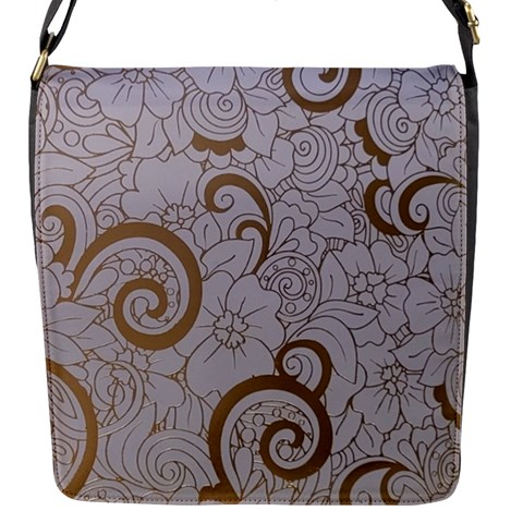 All of Life Come to Me with Ease Joy And Glory 1 Flap Closure Messenger Bag (S) from ArtsNow.com Front