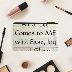 All of Life Come to Me with Ease Joy And Glory 1 Cosmetic Bag (XS) from ArtsNow.com Back