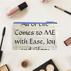 All of Life Come to Me with Ease Joy And Glory 1 Cosmetic Bag (XS) from ArtsNow.com Back