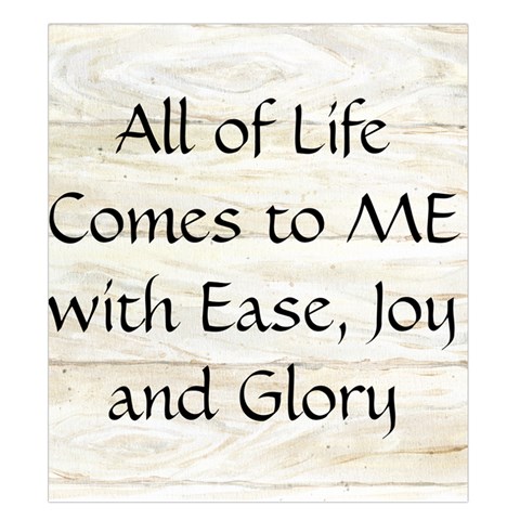 All of Life Come to Me with Ease Joy And Glory 1 Duvet Cover Double Side (King Size) from ArtsNow.com Back
