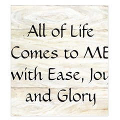 All of Life Come to Me with Ease Joy And Glory 1 Duvet Cover Double Side (King Size) from ArtsNow.com Back
