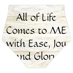 All of Life Come to Me with Ease Joy And Glory 1 Skater Dress Swimsuit from ArtsNow.com Bottom Back