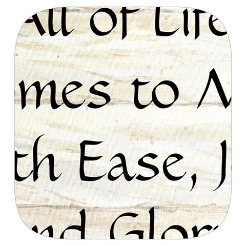 All of Life Come to Me with Ease Joy And Glory 1 Toiletries Pouch from ArtsNow.com Side Left