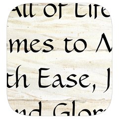 All of Life Come to Me with Ease Joy And Glory 1 Toiletries Pouch from ArtsNow.com Side Left