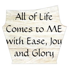 All of Life Come to Me with Ease Joy And Glory 1 Yoga Cropped Leggings from ArtsNow.com Left