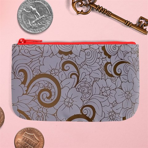 All of Life Come to Me with Ease Joy And Glory 1 Large Coin Purse from ArtsNow.com Front