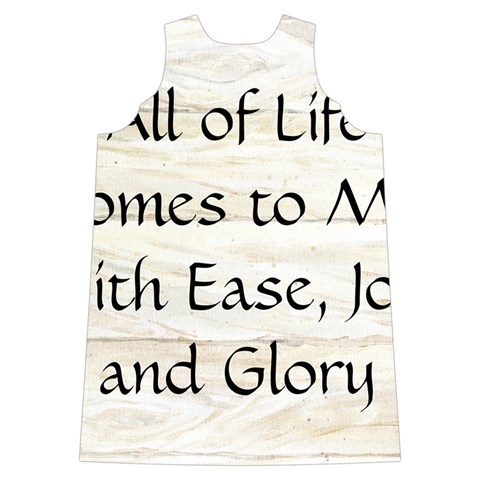 All of Life Come to Me with Ease Joy And Glory 1 Shoulder Cutout Velvet One Piece from ArtsNow.com Back