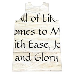 All of Life Come to Me with Ease Joy And Glory 1 Shoulder Cutout Velvet One Piece from ArtsNow.com Back