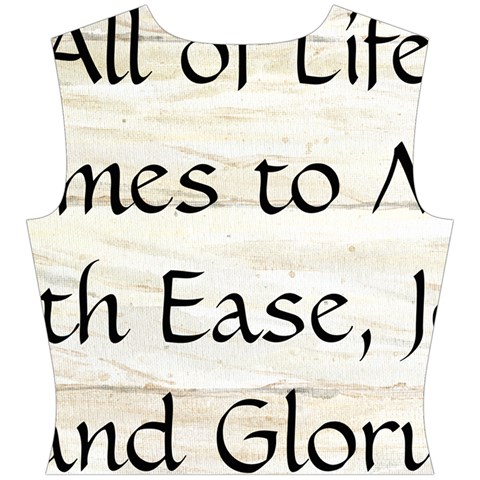 All of Life Come to Me with Ease Joy And Glory 1 Cap Sleeve Wrap Front Dress from ArtsNow.com Back