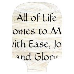 All of Life Come to Me with Ease Joy And Glory 1 Luggage Cover (Medium) from ArtsNow.com Back