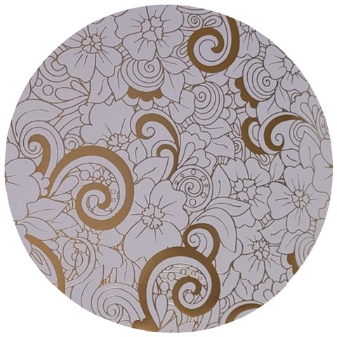 All of Life Come to Me with Ease Joy And Glory 1 Wooden Puzzle Round from ArtsNow.com Front