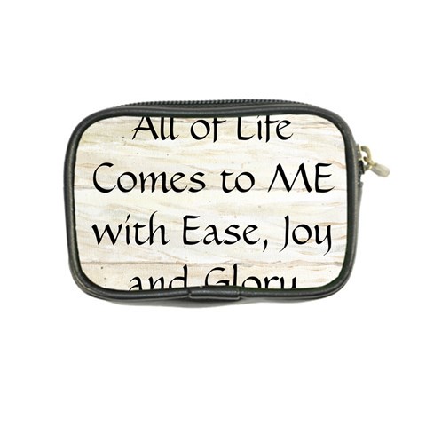 All of Life Come to Me with Ease Joy And Glory 1 Coin Purse from ArtsNow.com Back