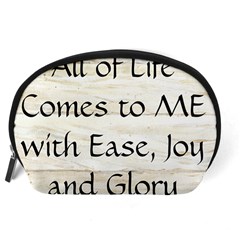 All of Life Come to Me with Ease Joy And Glory 1 Accessory Pouch (Large) from ArtsNow.com Back