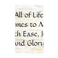 All of Life Come to Me with Ease Joy And Glory 1 Duvet Cover Double Side (Single Size) from ArtsNow.com Back